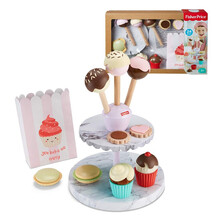 费雪声光安抚小海马睡眠探索学习六面盒健身架狮子学步车儿童宝宝新生婴幼儿玩具 创意小甜点师套装 GGT65