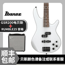 ibanez依班娜贝斯初学者入门电贝司4/四弦bass乐器GSR200/320贝司品质定制款 GSR200+RUMBLE25音箱(颜色请备注)