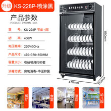 尊拓消毒柜家用商用立式双门小型消毒碗柜饭店酒店厨房尊能迷你保洁柜 228P单门-(4层)喷涂箱体