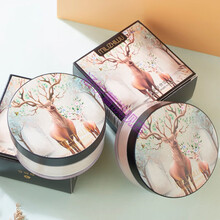 网红小鹿散粉空气蜜粉西子同款定妆粉控油遮瑕提亮肤色防水 1#象牙白+2#浅肤色(小鹿)