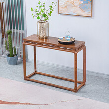 寻古红木家具非洲鸡翅木（学名：非洲崖豆木）条案供桌实木玄关桌新中式佛台香案端景台 长108*宽36*高80cm