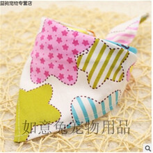 豆乐奇宠物狗狗口水巾哈士奇围巾金毛泰迪狗狗围脖宠物三角口水巾 18号虚大五星 L-大型