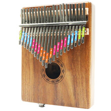 阿萨斯 拇指琴21音相思木卡林巴琴全单箱式手指琴kalinba初学者男女简单易学乐器 21音单板相思木【电箱款】