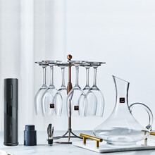 1950 红酒杯套装 水晶玻璃红酒高脚杯13件酒具礼盒家用葡萄酒杯+醒酒器+电动开瓶器+红酒瓶塞+倒酒器+酒杯架