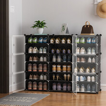 蔻丝防尘门口鞋架鞋柜现代简约多层简易家用收纳鞋架子