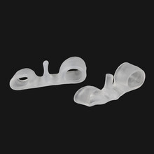 脚足趾环脚趾矫正骨盆瘦身姿驼背O型腿神器美腿带带瘦 白色均码一对装 均码