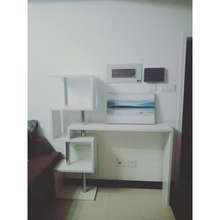 玄关桌简易吧台桌家用小型吧台桌靠墙客厅吧台玄关隔断创意酒柜吧台一体 A款  全白       长1.4米 厚2.5 组装  支架结构