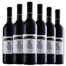 澳天露小雀幸梅乐干红葡萄酒750ml *6瓶装  澳大利亚原装原瓶进口红酒 澳洲红酒