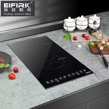 EIFIRIC埃菲勒克SD-GA2台嵌入式竖式双头电陶炉公寓双灶双眼小尺寸电陶炉内嵌式电灶无风扇静音 黑色