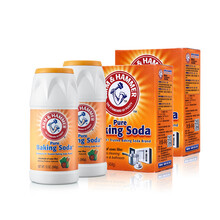 艾禾美小苏打340g摇摇瓶可食用清洁剂食品烘焙多用途厨房油污清洗美国进口  艾禾美小苏打340g*2瓶+454g*2盒