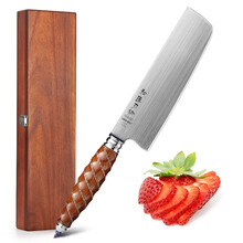 和臻菜刀 刀具 家用切菜刀小厨刀厨师刀厨房刀具单刀女士切片刀锋利切肉刀M390粉末钢厨刀 小菜刀