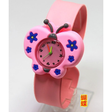 玩具手表儿童电子果冻表拍拍表卡通社会人男孩女孩学生幼儿园礼品 蝴蝶