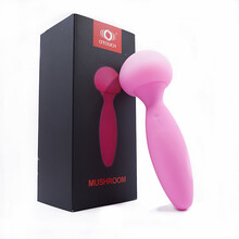 德の村官方店OTOUCH蘑菇头av棒震动棒女生器具女性用品AV按摩棒振动棒女性用品夫妻房事用品情趣性 蘑菇头震动棒-艳粉