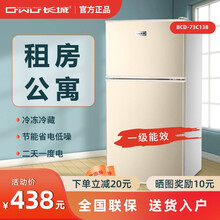 长城 BCD-42A118小冰箱双门迷你家用小型电冰箱冷藏冷冻节能静音宿舍出租房全国联保 BCD-73C138  金色一级能效