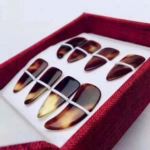 纯手工原料演奏练习摇指古筝指甲凹槽双面成人儿童初学 中号双面弧