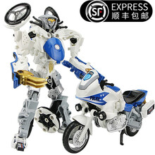 凯裕合金 变形玩具金刚合金3-6岁城市战警汽车人机器人 幻影先锋-摩托车
