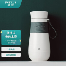 柏翠（petrus）电水壶 烧水壶便携式家用旅行电热水壶 随行冲奶泡茶养生保温杯PE2822