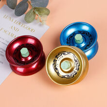 儿童发光溜溜球男孩玩具金属无睡眠成人爆旋悠悠球小学生闪光玩具 合金溜溜球10个(颜色随机)