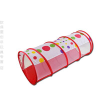 儿童钻洞玩具幼儿园室内阳光爬行隧道钻山洞爬行筒彩虹隧道感统 圆点 120CM隧道