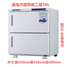 好太太毛巾消毒柜美容院家用浴巾理发店小型迷你紫外线衣物拖鞋柜 50LL加热湿毛巾柜二层 官方标配
