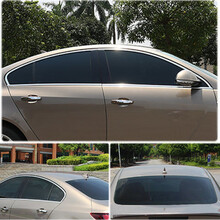 汽车贴膜防晒隔热 货车面包车汽车贴膜隐私防晒防爆隔热膜车窗玻璃贴膜太阳膜 75CM宽 反光黑 一米价