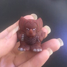 奥特曼指套公仔手指玩偶玩具软胶3.5-5cm互动手偶娃娃怪兽嘎次星 哥莫拉