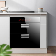 好太太嵌入式消毒柜家用小型厨房橱柜三层120L大容量高温消毒碗柜OL 标配款四功能+烘干+高温消毒 两层100升