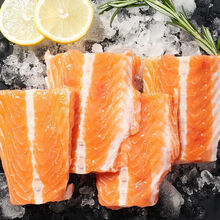 【顺丰速运】三文鱼新鲜鱼排中段整段三文鱼骨冷冻鱼扒 1000g