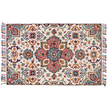 羊毛地毯客厅 印度美式民族风波西米亚手工编织纯羊毛客厅茶几地毯加厚防滑 HC-05线【线下年销售10万件】 200x290cm