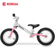 KOKUA可酷娃德国儿童滑步车12寸宝宝平衡车2-6岁儿童自行车避震竞技款滑行车铝合金充气胎无脚踏单车