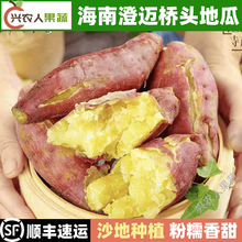 （顺丰速运）海南桥头富硒地瓜 澄迈沙地 新鲜板栗红薯 现挖黄心 粉甜番薯 9斤礼盒