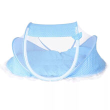 折叠猫产房帐篷夏宠物怀孕猫咪产房生育窝封闭式狗狗繁殖生产用品 蓝色产房+垫子 M-中型