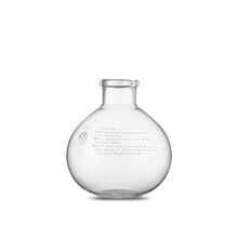 皇啡 虹吸壶配件酒精灯虹吸式咖啡壶上座/下座3人份耐高温可加热玻璃 下座玻璃球