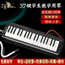 天鹅牌37键全乐理口风琴小学生专用课堂练习初学者演奏乐器 37键全乐理口风琴+全套赠品