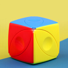 粽子魔方 三阶金字塔镜面斜转枫叶粽子比赛专用全套套装益智玩具 圣手枫叶(实色)