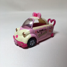 HelloKitty凯蒂猫卡通小汽车迪斯尼粉色女孩合金车模摆件儿童玩具 青人节玛丽猫