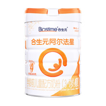 合生元（BIOSTIME) 【全新升级】阿尔法星 学龄前儿童配方奶粉 4段(3岁或以上) 欧洲原装原罐进口 800克