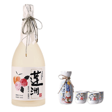 超市	【国货新潮】莲洲气泡清酒原味白桃味米酒日式清酒日式起泡酒聚会气泡酒女士酒 莲洲玫瑰白桃气泡清酒单支720ml