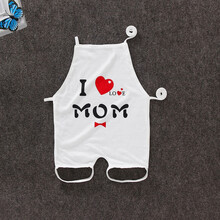 肚兜婴儿棉夏季新生儿护肚围男宝宝连腿0--6-9个月薄款小孩兜兜 爱妈妈白色肚兜 59cm