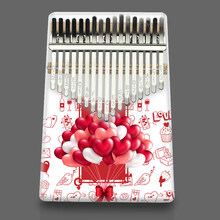 17音彩色画拇指琴卡林巴网红乐器kalinba初学 ZA114