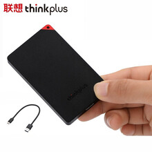 联想（thinkplus）512GB USB3.1 US100 移动固态硬盘PSSD 黑