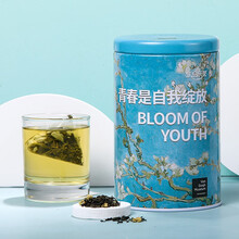 乐品乐茶 茉莉花茶浓香型特级新茶绿茶花茶茶叶梵高 散装茶包36g