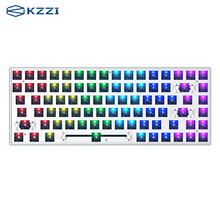 珂芝（KZZI）84pro机械键盘套件无线2.4G蓝牙有线三模CNC金属下盖84键RGB背光热插拔客制化无轴无键帽