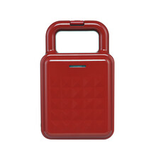 朗圭AFC三明治机早餐机家用轻食机煎烤机多功能加热吐司压烤面包机 红色