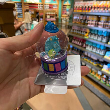 上海迪士尼唐老鸭黛丝水晶球米奇米妮维尼摆件巴斯胡迪七夕情人节礼物送男女友老婆六一儿童礼物送女朋友定制 苏利文大眼仔水晶球