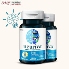 Schiff旭福neuriva脑动力胶囊 学生成人 磷脂酰丝氨酸不含DHA Neuriva脑动力plus30粒x2