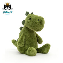jellycat 2021新品朗帕恐龙可爱公仔毛绒玩具睡觉小玩偶生日礼物 朗帕恐龙 H36 X W14 CM