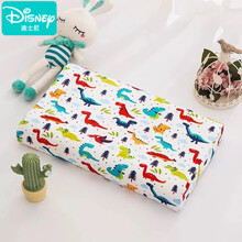 迪士尼品牌旗舰新品儿童乳胶枕头枕套婴儿宝宝3-6-7岁小孩四季通用幼儿园专用枕夏季 小恐龙【单只装】