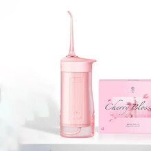 素士（soocas）冲牙器 水牙线筒式收纳便携洗牙器 洁牙机非电动牙刷 便携式冲牙器W1樱桃粉