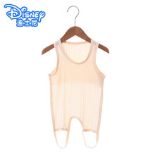 迪士尼（Disney）婴儿肚兜新生儿莫代尔棉男女宝宝初生护肚围儿童四季夏装薄款兜兜 黄色 59cm